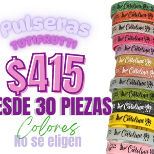 Pulseras tutifrutti
