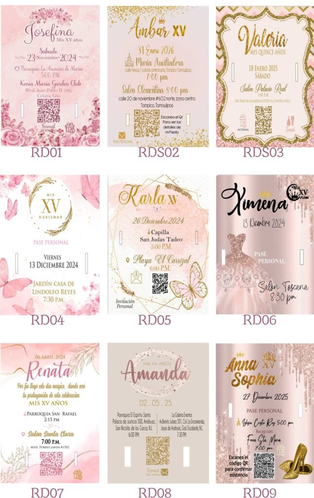 Portapulseras para quinceañera