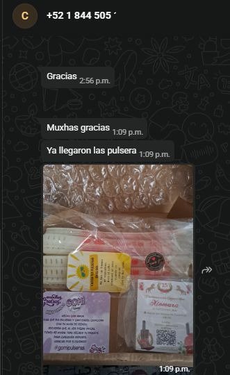 Reseña real de clienta 3 - Factory Gomipulseras
